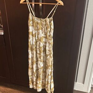 Billabong Floral Yellow and White Dress